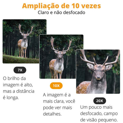 Binóculos Profissional HD 100x22 | 30.000M & Visão Noturna POPLAR092