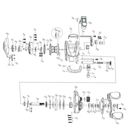 Carretilha Eletrônica 7.2:1 - Inovafish POPLAR1781