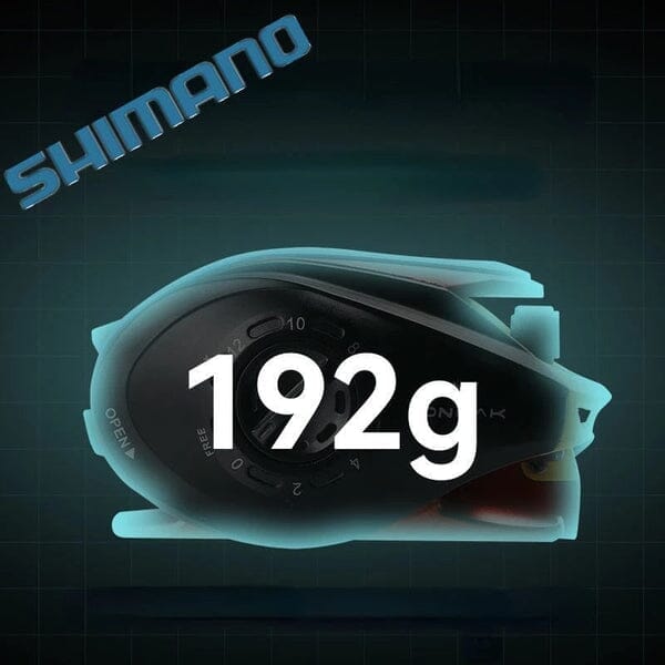 Carretilha Shimano 7.1:1 De Pesca Freio Magnético Para Água Doce e Salgada POPLAR1694